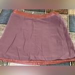Free People π©·π©· Tan Honey Leather A-Line Skirt vegan size 10ππ Photo 11