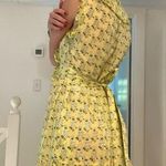 Banjanan Cordelia Floral Tiered Ruffle Midi Dress Yellow Size XS Retail $285 Photo 4
