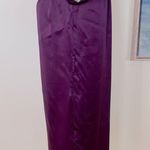 Banana Republic  Purple Silk Pleated Dress S Petite Photo 4
