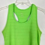 Reebok  Womens Lime Green Ribbed Stretch Tank Top Size XS Gym Yoga Photo 2