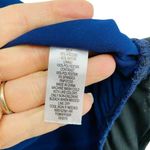 Socialite Women's Blue Black Lace Trim Sleeveless Bodysuit Racerback Small Photo 8