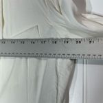 Per Se  by‎ Carlisle Ivory Linen Blend Blazer Size 14 Single Button Notch Collar Photo 3