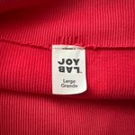 JoyLab Hot Pink Ribbed Seamless High Waist Gym Workout Leggings Large Barbiecore Photo 5