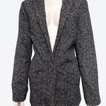 Ambiance Outerwear Black & White Tweed Style Blazer Size S Photo 0