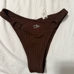 Brown aerie halter neck/ strapless bikini set Size xs top, small bottom Photo 2