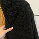 PacSun LA Hearts Brown & Black Teddy Coat Sherpa Photo 5