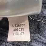 Old Navy Vtg.  Shawl Collar Cable Knit Sweater Blue Womens M Cotton Angora Blend Photo 4