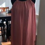 Bar III Cold Shoulder Chiffon Dress Bronzed Rose Photo 2