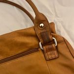 Tignanello Brown Leather Hobo Shoulder Bag, EUC Photo 8