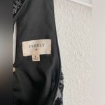 Everly Sequins Black Sleeveless A Line Mini Dress Cocktail Shift Shimmer Size M Photo 4