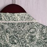 Danny & Nicole  Vintage Dress Green Cottage Core Prairie Dress Midi Length 80's Photo 9