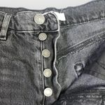 Garage Black Vintage Cut-Off High Rise Destructed Denim Shorts Photo 3