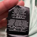 Bebe Y2K Mint Green Mulberry Silk Draped Cowl Neck Going Out Mini Dress Small Photo 6