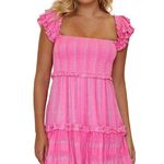 PilyQ NWT Carrie Sequined Smocked Mini Dress Photo 0