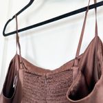 Reformation | Frankie 100% Silk Maxi Slip Es Dress in Brown Plus Size 16 Photo 11