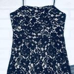 Lulus Black Lace Lace Dress Spaghetti Straps Knee Length Party Size M NWT Size M Photo 12