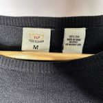 Todd Oldham Rare Vintage TO2 Black 100% Silk Sequin Unique Light Sweater Medium Photo 4