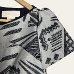 Vintage Genny Geometric Jacquard Print Sheath Mini Dress Size 6 Photo 5