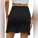 Mind Code  Elegant High Waist Ruched Wrap Bodycon Short Mini Skirt Photo 2