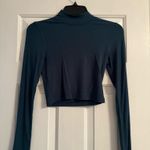 SheIn dark green cropped turtleneck Photo 0