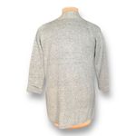 None Unbranded Cardigan Coat Heather Gray Open Front Mid Length Photo 3