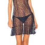 PilyQ Starry Dress in Starlight Swim Coverup Size M/L Navy Blue Medium Large Photo 0