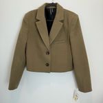 Anthropologie  Cropped Blazer Jacket size 12 Photo 1