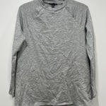 Eileen Fisher  Crewneck Tunic Sweatshirt XXS NWT‎ $178 Gray Cotton Stretch Lounge Photo 0