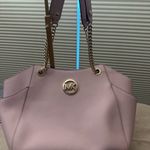 Michael Kors  Light Pink Shoulder Bag with Gold Accents gently worn clean! Photo 3