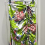 Beulah  Women’s Mid-length Floral Ruched Skirt Sz S Photo 3