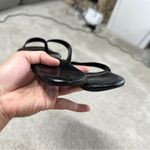 Tkees Women’s The Boyfriend Flip Flop Sandals Thong Leather in Black Size 7 Photo 12