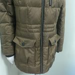 Eddie Bauer  Lodge Down  Coat Parka Warm Fur Hooded Zip Up Large Tall Photo 2