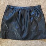 I Heart Ronson Black Faux Leather Mini Skirt Photo 0