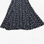 Kate Spade  Mackenna Black White Bow Print Dress Size 0 Sleeveless A-Line Dress Photo 2