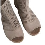 Like New Earth Brand Leather Ivy Sahara Coco Open Toe Heeled Booties Size 9 Photo 3