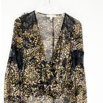 Lovestitch Lace Detail Printed Bell Sleeve Blouse M Photo 2