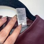 Red pleather dress Size 10 Photo 3