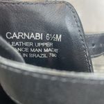 Steve Madden Black Carnabi Suede Ankle Strap Heel Shoes 6.5 Photo 4