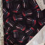 LuLaRoe  Randy Top Small White Baseball Tee Patriotic Hat‎ Print NWT Photo 2