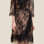 Francesca’s Collections Black Kaylee Lace Wrap Dress Size XXS NWT Photo 5