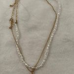 Urban Outfitters Elegant Gold and Pearl Necklace Photo 0