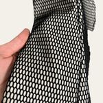 ZARA  Scuba Net Mesh Fit & Flare Sleeveless Skater Mini Dress Size XS Photo 4