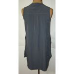 prAna New Womens NWT XS Natassa Tunic Coal Gray UPF Sleeveless Long Top Pockets Dark Photo 5
