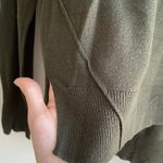 ZARA Knit Green Sweater, High-Low Sweater, Dark Green Sweater, Fall Knits Photo 6
