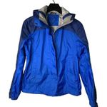 L.L.Bean jacket windbreaker rain jacket blue women's size small regular Photo 0