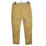 Vince  Coin Pocket Cropped Flat Front Chino Khaki Pants 2 Photo 2