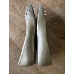 Comfort Gold Ballet Flats Size 8M Pearl Rhinestone Embellished Shoes Gold Photo 3