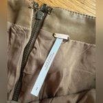 Free People  brown leather mini skirt 2 Photo 7