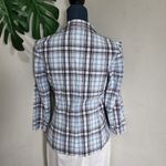 Talbots  Cotton Plaid Blazer Jacket Photo 4