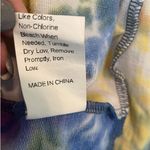 SheIn Women Sweatshirt XS Colorful Rainbow Cotton California Graphic Cozy Comfy Vacay Photo 8
